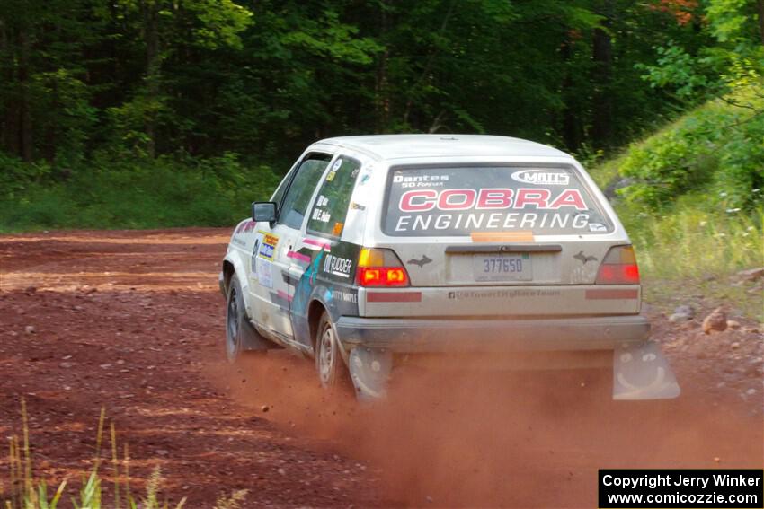 Shanti Witt / Elena Huizar VW Golf on SS7, Norway North II.