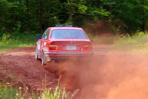 Barry Pilcher / Josh Pilcher BMW 325is on SS7, Norway North II.