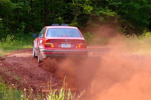 Barry Pilcher / Josh Pilcher BMW 325is on SS7, Norway North II.