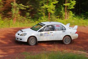 Andrew Bockheim / Salvatore LoPresti Mitsubishi Lancer on SS7, Norway North II.