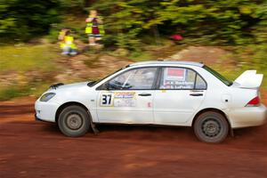 Andrew Bockheim / Salvatore LoPresti Mitsubishi Lancer on SS7, Norway North II.