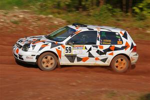 John Gusmano / Blake Richards VW GTI on SS7, Norway North II.