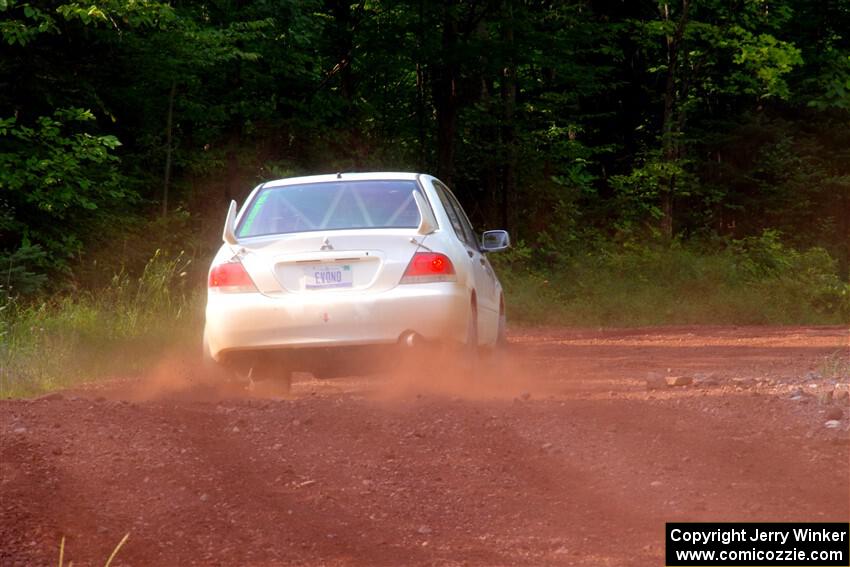 Andrew Bockheim / Salvatore LoPresti Mitsubishi Lancer on SS7, Norway North II.