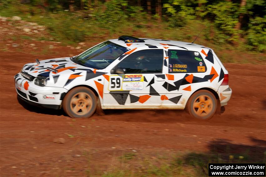 John Gusmano / Blake Richards VW GTI on SS7, Norway North II.