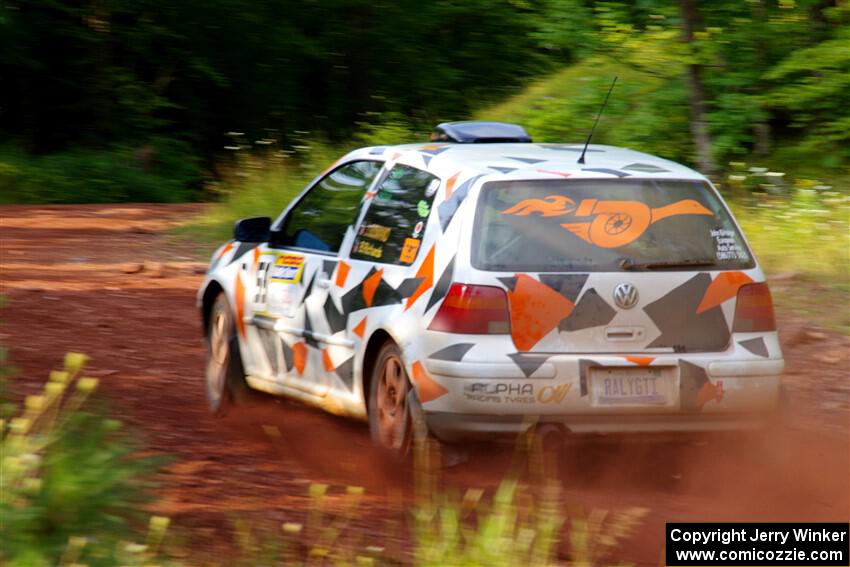 John Gusmano / Blake Richards VW GTI on SS7, Norway North II.