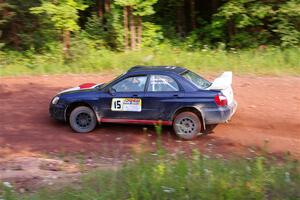 Mike Ryan / Dan Ryan Subaru Impreza 2.5RS on SS7, Norway North II.