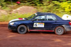 Mike Ryan / Dan Ryan Subaru Impreza 2.5RS on SS7, Norway North II.