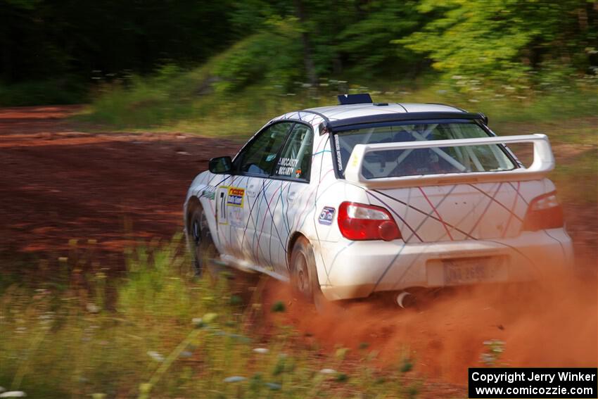 Ian McCarty / Hailey McCarty Subaru Impreza 2.5RS on SS7, Norway North II.