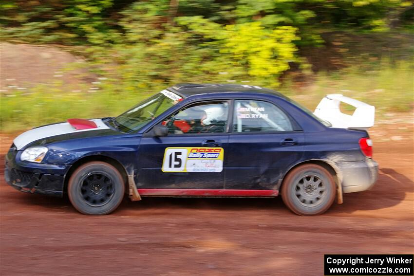 Mike Ryan / Dan Ryan Subaru Impreza 2.5RS on SS7, Norway North II.