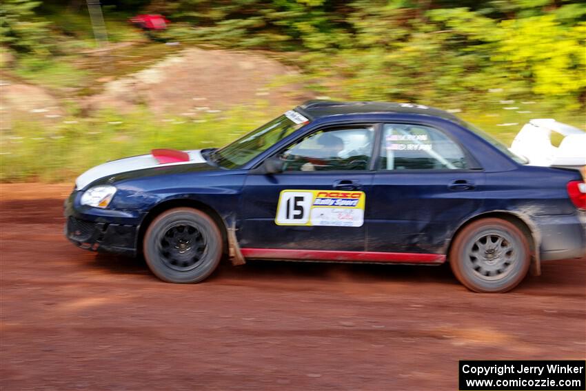 Mike Ryan / Dan Ryan Subaru Impreza 2.5RS on SS7, Norway North II.