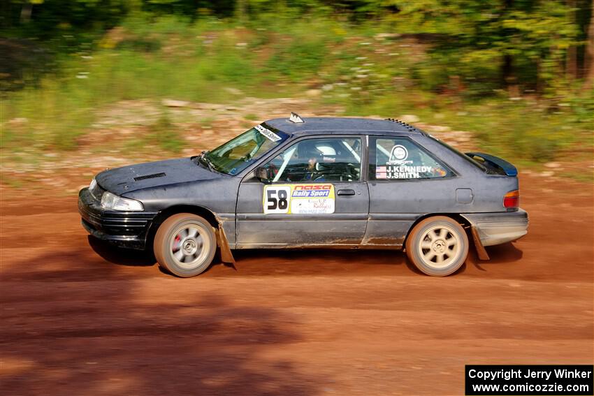 Jacob Kennedy / James Smith Ford Escort GT on SS7, Norway North II.