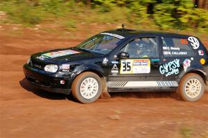 Chase Blakely / Mike Callaway VW GTI on SS7, Norway North II.