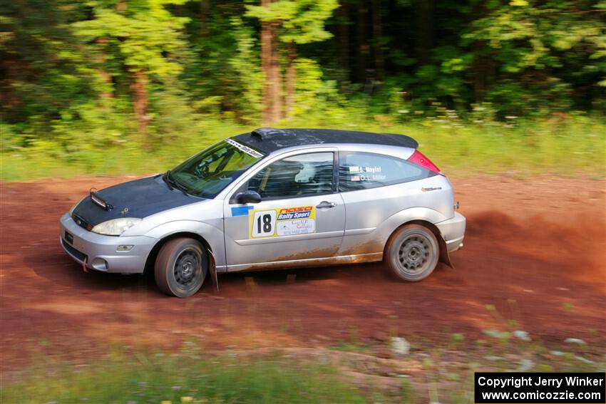 Srikanth Nayini / Otis Lee Miller Ford Focus SVT on SS7, Norway North II.