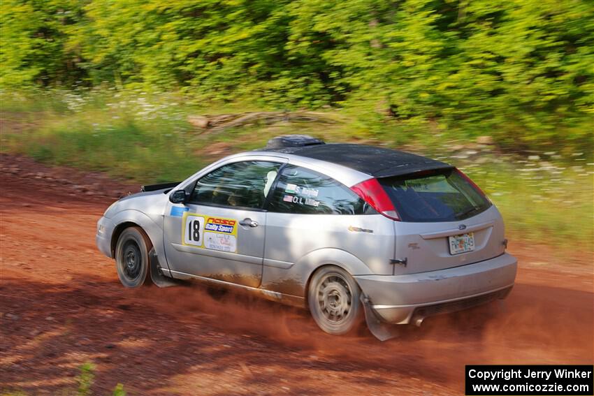 Srikanth Nayini / Otis Lee Miller Ford Focus SVT on SS7, Norway North II.