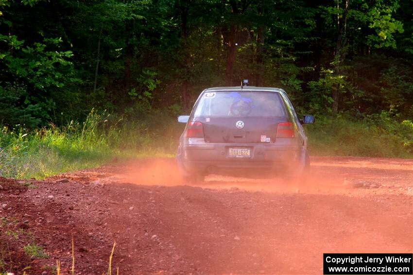 Chase Blakely / Mike Callaway VW GTI on SS7, Norway North II.