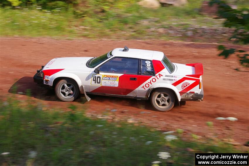 Eric Anderson / Taylor Haelterman Toyota Celica GTS on SS7, Norway North II.