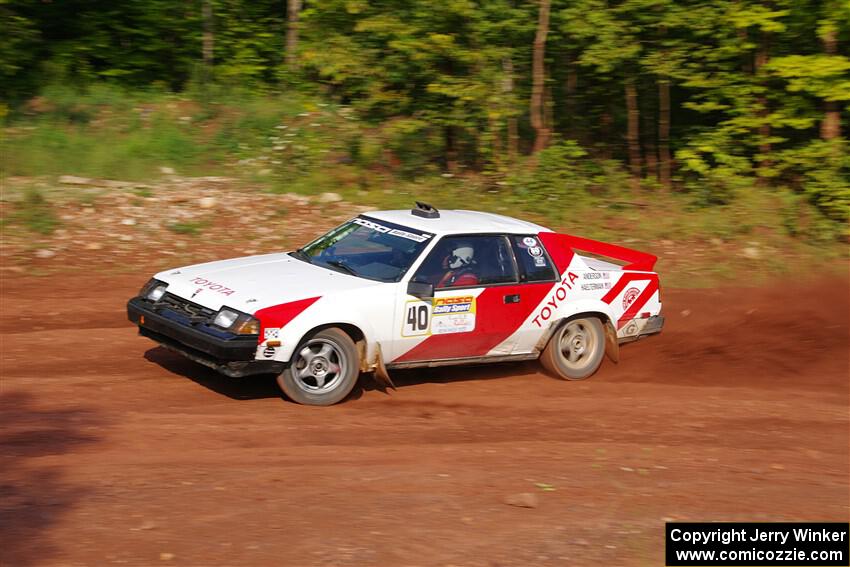 Eric Anderson / Taylor Haelterman Toyota Celica GTS on SS7, Norway North II.