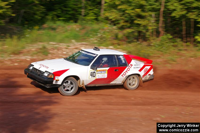 Eric Anderson / Taylor Haelterman Toyota Celica GTS on SS7, Norway North II.