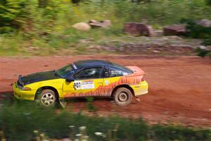 Eli Goethel / Max Sutton Mitsubishi Eclipse on SS7, Norway North II.