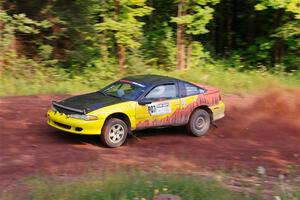 Eli Goethel / Max Sutton Mitsubishi Eclipse on SS7, Norway North II.