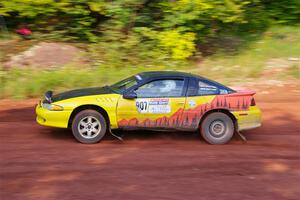 Eli Goethel / Max Sutton Mitsubishi Eclipse on SS7, Norway North II.