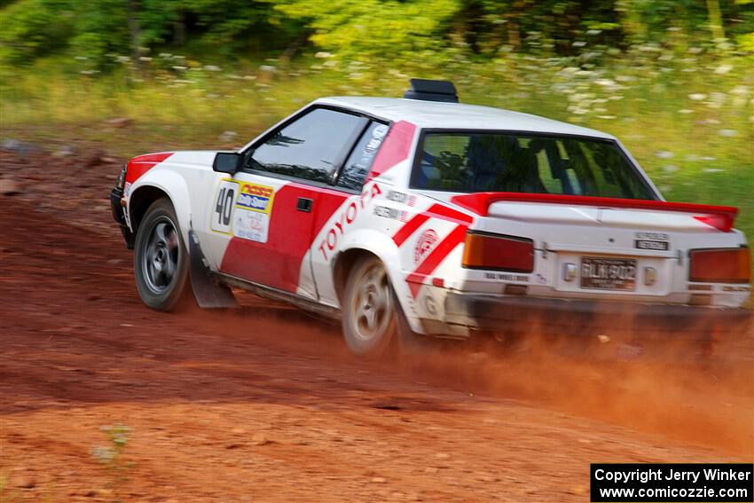 Eric Anderson / Taylor Haelterman Toyota Celica GTS on SS7, Norway North II.