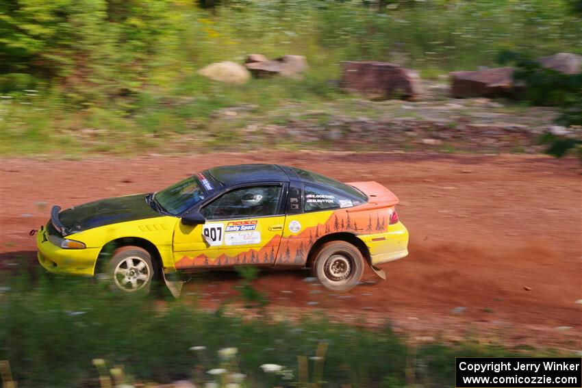 Eli Goethel / Max Sutton Mitsubishi Eclipse on SS7, Norway North II.