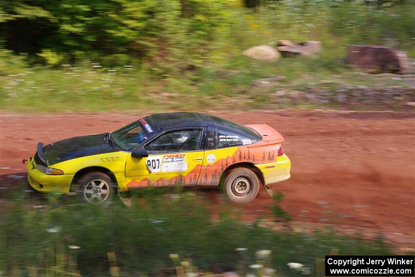 Eli Goethel / Max Sutton Mitsubishi Eclipse on SS7, Norway North II.