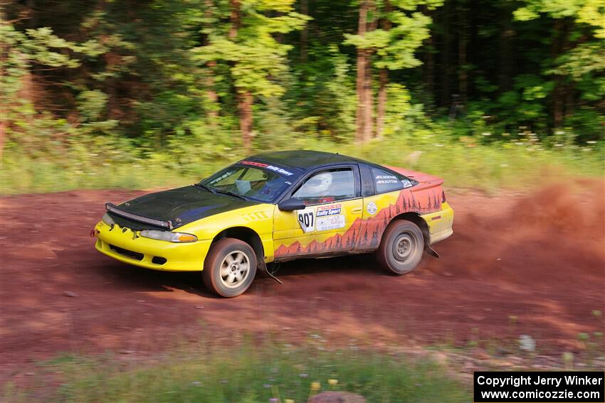 Eli Goethel / Max Sutton Mitsubishi Eclipse on SS7, Norway North II.