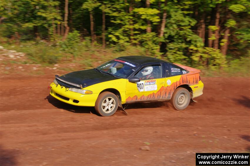 Eli Goethel / Max Sutton Mitsubishi Eclipse on SS7, Norway North II.