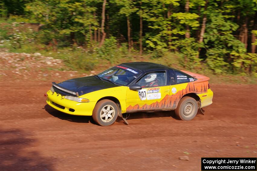 Eli Goethel / Max Sutton Mitsubishi Eclipse on SS7, Norway North II.