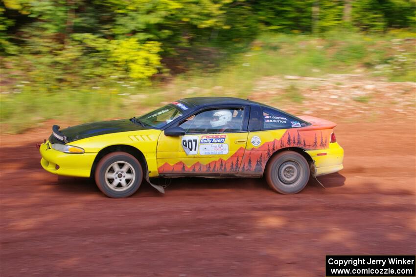 Eli Goethel / Max Sutton Mitsubishi Eclipse on SS7, Norway North II.