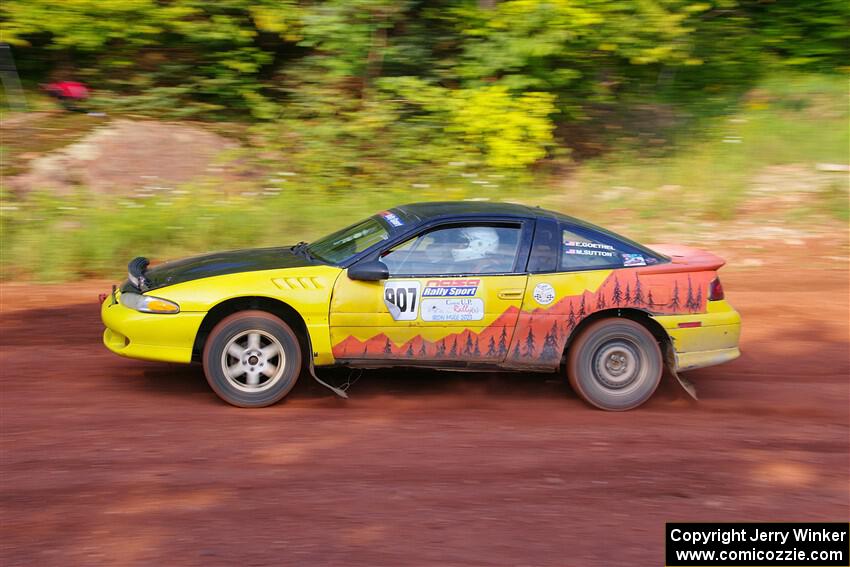 Eli Goethel / Max Sutton Mitsubishi Eclipse on SS7, Norway North II.