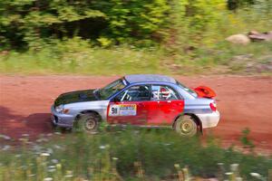 Jonathon Nagel / Chris Woodry Subaru Impreza 2.5RS on SS7, Norway North II.