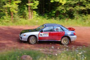 Jonathon Nagel / Chris Woodry Subaru Impreza 2.5RS on SS7, Norway North II.