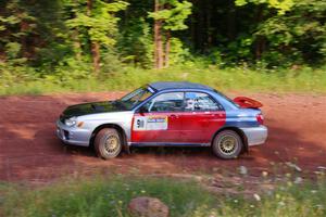 Jonathon Nagel / Chris Woodry Subaru Impreza 2.5RS on SS7, Norway North II.