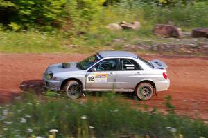 Noah Jacobson / Nathan Vance Subaru WRX on SS7, Norway North II.