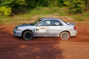 Noah Jacobson / Nathan Vance Subaru WRX on SS7, Norway North II.