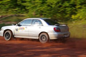 Noah Jacobson / Nathan Vance Subaru WRX on SS7, Norway North II.