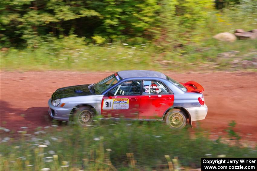 Jonathon Nagel / Chris Woodry Subaru Impreza 2.5RS on SS7, Norway North II.