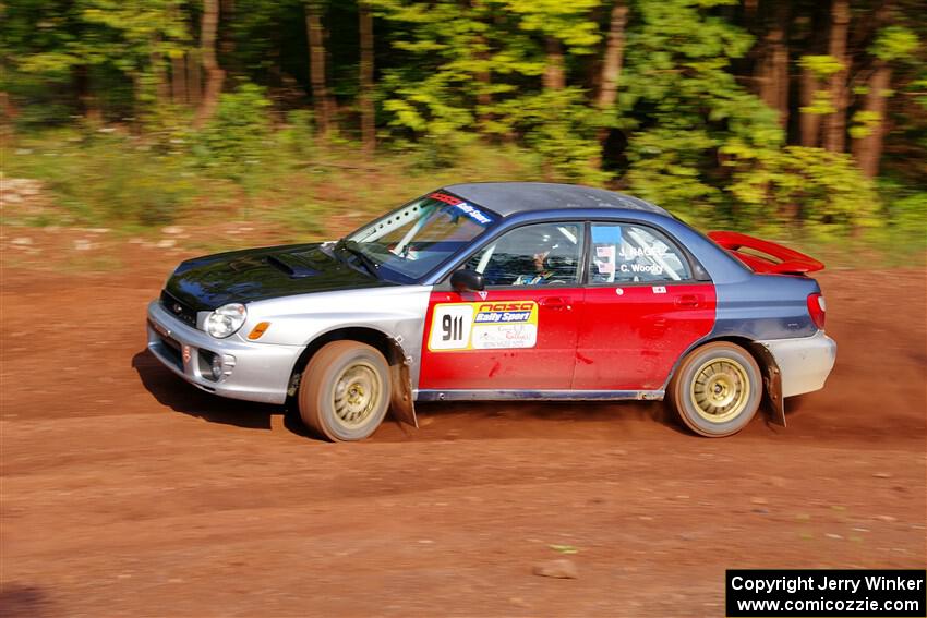 Jonathon Nagel / Chris Woodry Subaru Impreza 2.5RS on SS7, Norway North II.