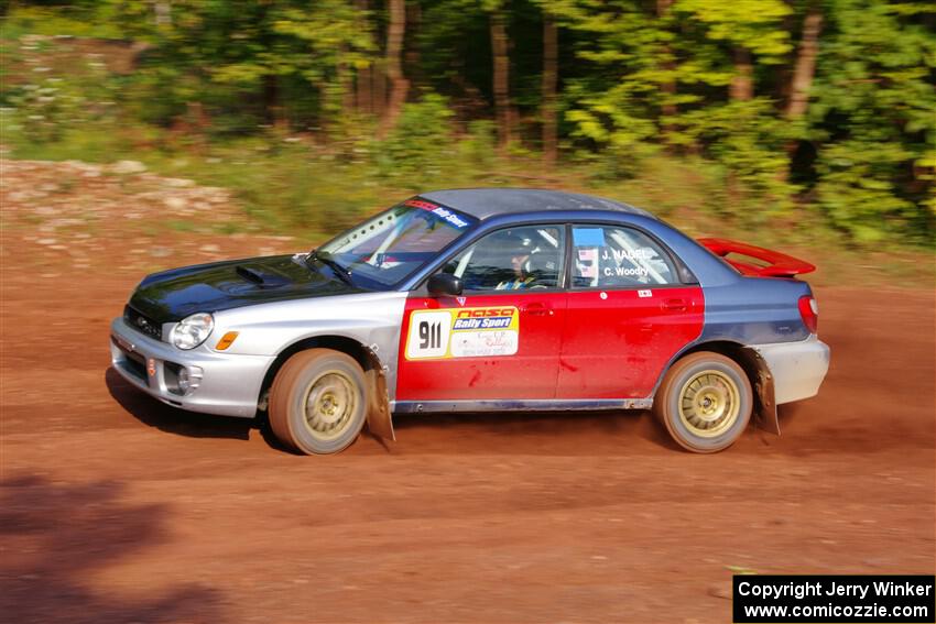 Jonathon Nagel / Chris Woodry Subaru Impreza 2.5RS on SS7, Norway North II.