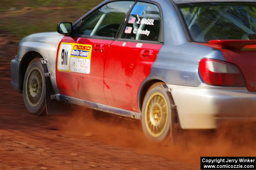 Jonathon Nagel / Chris Woodry Subaru Impreza 2.5RS on SS7, Norway North II.