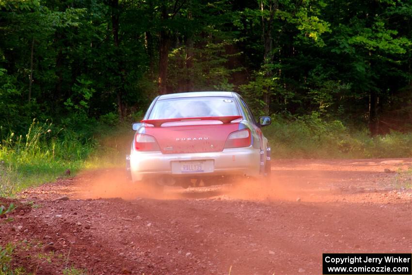 Jonathon Nagel / Chris Woodry Subaru Impreza 2.5RS on SS7, Norway North II.