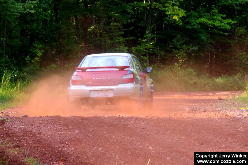 Jonathon Nagel / Chris Woodry Subaru Impreza 2.5RS on SS7, Norway North II.