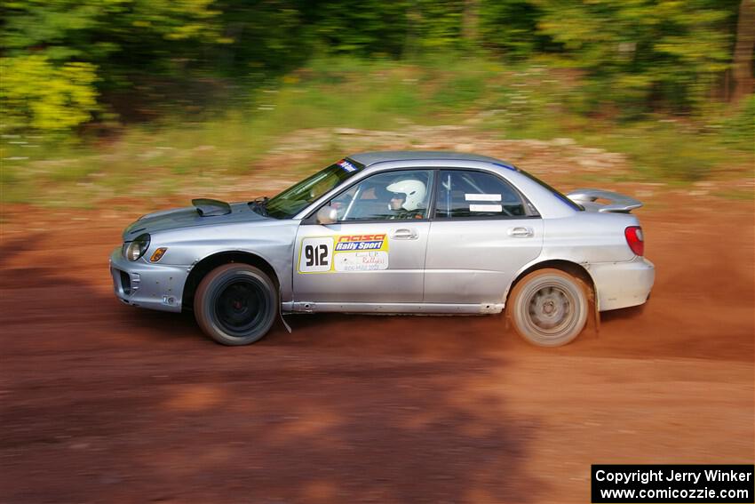 Noah Jacobson / Nathan Vance Subaru WRX on SS7, Norway North II.