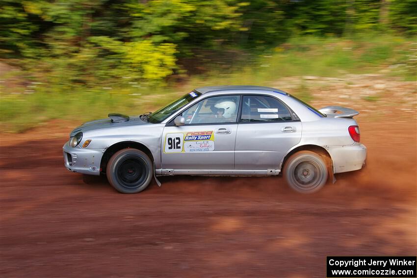 Noah Jacobson / Nathan Vance Subaru WRX on SS7, Norway North II.