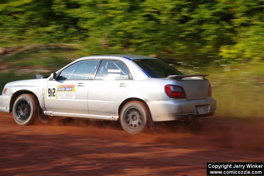 Noah Jacobson / Nathan Vance Subaru WRX on SS7, Norway North II.