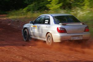 Noah Jacobson / Nathan Vance Subaru WRX on SS7, Norway North II.