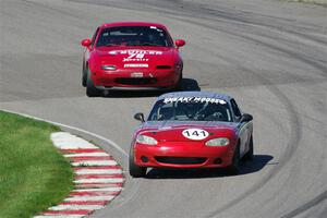 and Garrett Taylor's Spec Miata Mazda Miatas